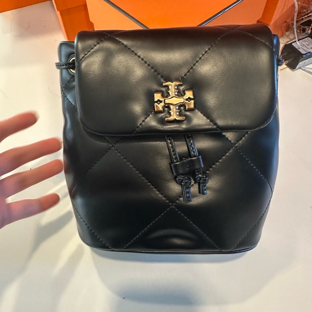 Tory burch Quilted Leather Backpack